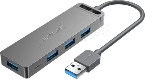 Photo de Hub USB 3.0 Vention - 4 ports USB-A 0.15m (Gris)