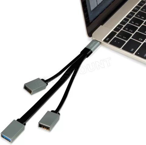 Photo de Hub USB 3.1 Type C LogiLink 2x USB 2.0 + 1x USB 3.0