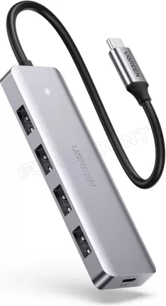 Photo de Hub USB-C Ugreen - 4x USB-A 3.0 (Gris)