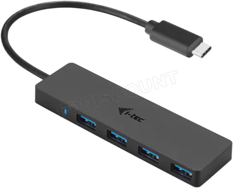 Photo de Hub USB Type C I-Tec - 4 ports USB 3.0 (Noir)