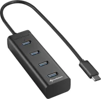 Photo de Hub USB Type C Sharkoon - 4 ports USB 3.0 (Argent)
