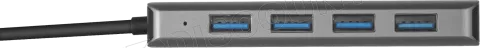 Photo de Hub USB Type C Trust Halyx - 4 ports USB 3.2 (Gris)