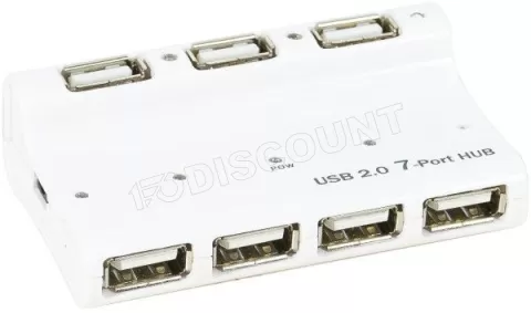 Photo de Hub USB v2.0 - 7 ports + auto alimenté