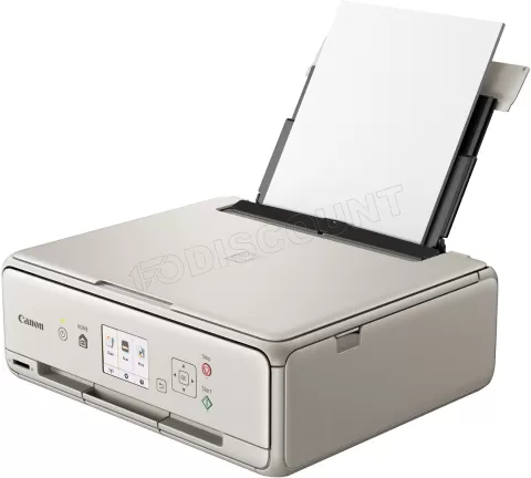 Photo de Imprimante Canon Pixma TS5053 Wifi Multifonctions (Silver) (recto verso)