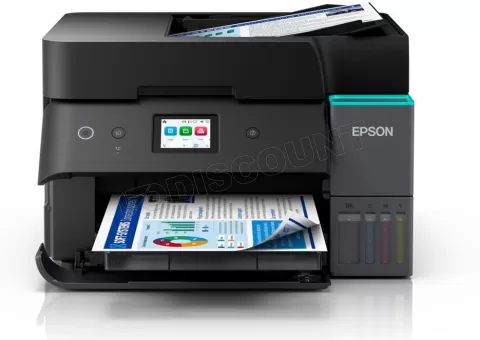 Photo de Imprimante Multifonction 4en1 Epson EcoTank ET-4950 (Noir)