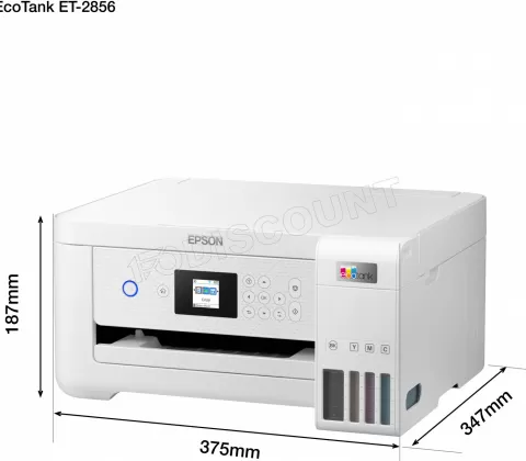Photo de Imprimante Multifonction Epson EcoTank ET-2856 (Blanc)