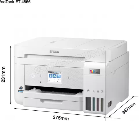 Photo de Imprimante Multifonction Epson EcoTank ET-4856 (Blanc)