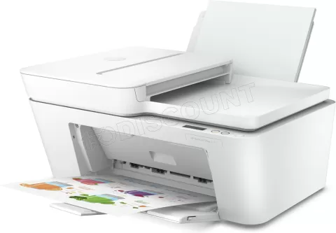 Photo de Imprimante Multifonctions HP DeskJet Plus 4110 (Blanc)