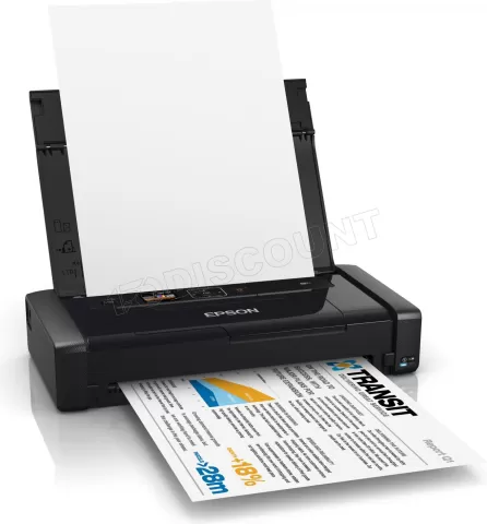 Photo de Imprimante portable Epson WorkForce WF-100W (Noir)