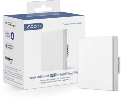 Photo de Interrupteur mural connecté ZigBee Aqara Smart Wall Switch H1 (Blanc)