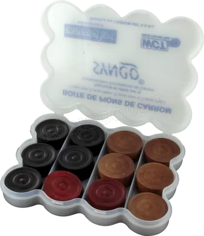 Photo de Jeu Carrom - Set de 24 pions