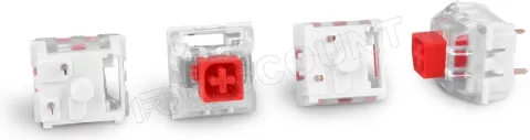 Photo de Jeu de 35 Switchs pour clavier mécanique Sharkoon Kailh Box Red