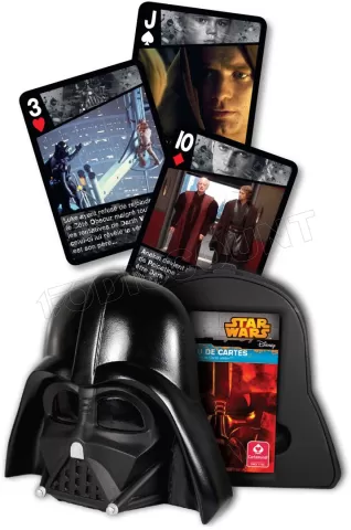 Photo de Jeu de 54 cartes Shuffle Star Wars - Coffret Masque Darth Vader