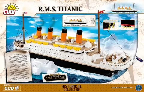 Photo de Jeu de construction Cobi - Historical Collection 1914A - R.M.S. Titanic (600 pièces)