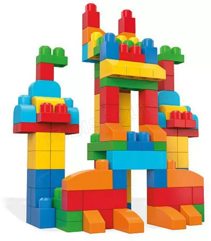 Photo de Jeu De Construction Fisher Price Mega Bloks 130 pièces (Coloris assortis)