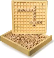 Photo de Jeu de lettres en bois pour créer des mots