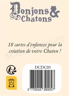 Photo de Jeu de Rôle : Donjons & Chatons : Cartes d'Enfances