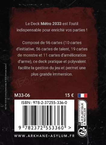 Photo de Jeu de Rôle : Metro 2033 - Deck de Base