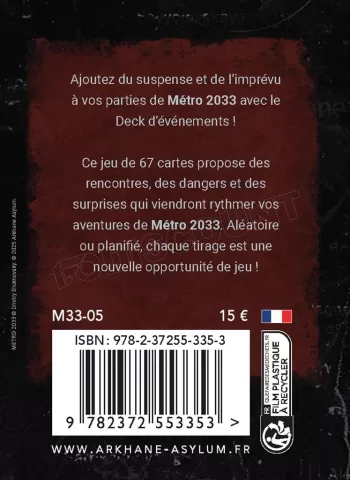 Photo de Jeu de Rôle : Metro 2033 - Deck Evenement