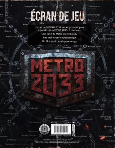 Photo de Jeu de Rôle : Metro 2033 - Ecran Du Maître