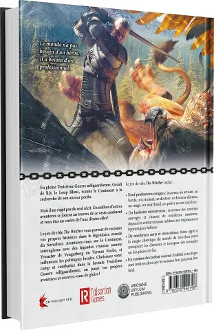 Photo de Jeu de Rôle : The Witcher - Livre Le jeu de rôle officiel (Livre de Base)