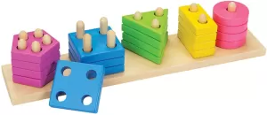 Photo de Jeu Formes et couleurs à trier et empiler Goki