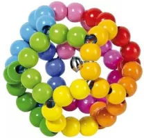 Photo de Jeu Hochet Balle arc-en-ciel flexible Heimess