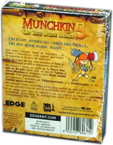 Photo de Jeu - Munchkin 5 : On Zeu Rode Again (Extension)