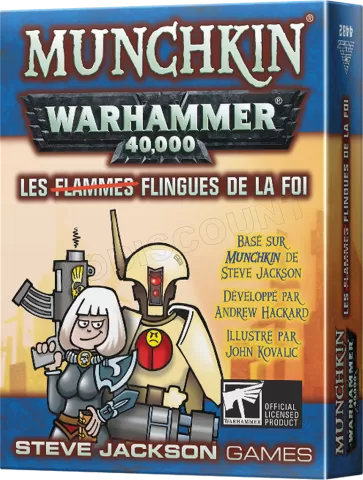Photo de Jeu - Munchkin Warhammer 40k : Flingues de la Foi (Extension)