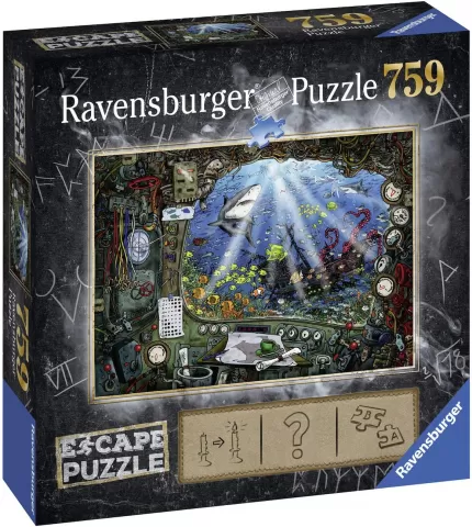Photo de Jeu Ravensburger Escape Puzzle : Dans Le Sous-marin (759 pièces)