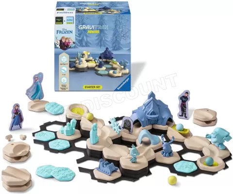Photo de Jeu Ravensburger GraviTrax Junior : Starter Set La Reine des Neiges