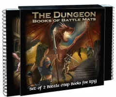 Photo de Jeu - The Dungeon Books of Battle Mats : Pack 2 Livres Plateau