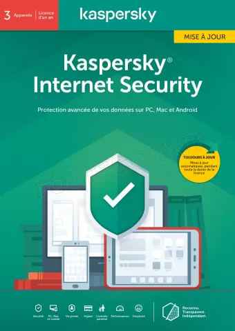 Photo de Kaspersky Internet Security - 3 PC 1 an (Mise à jour)