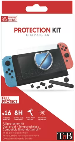 Photo de Kit 14 accessoires de protection T'nB pour Nintendo Switch