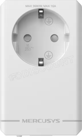 Photo de Kit 2x Adaptateurs CPL Mercusys MP300P avec prise gigogne (AV600)