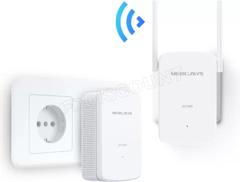 Photo de Kit 2x Adaptateurs CPL + WiFi Mercusys MP510 (ACV1000)