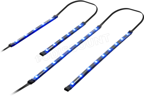 Photo de Kit Bandeaux LED Spirit of Gamer LightFlow 2x30cm + 2x15cm (Bleu)