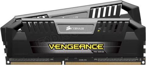 Photo de Kit Barrette mémoire 16Go (2x8Go) RAM DDR3 Corsair Vengeance Pro PC3-12800 (1600MHz) (Noir)