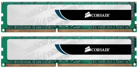 Photo de Kit Barrette mémoire RAM DDR3 8Go (2x4Go) Corsair Value Select PC12800 (1600MHz)