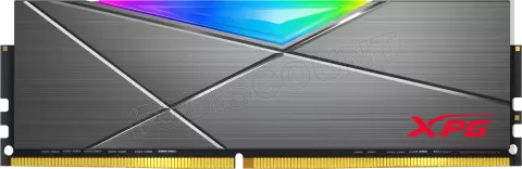 Photo de Kit Barrettes mémoire 16Go (2x8Go) DIMM DDR4 Adata XPG SpectriX D50 RGB  3600Mhz (Noir)