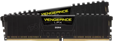 Photo de Kit Barrettes mémoire 16Go (2x8Go) DIMM DDR4 Corsair Vengeance LPX  3600Mhz (Noir) CL16