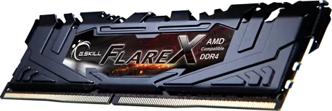 Photo de Kit Barrettes mémoire 16Go (2x8Go) DIMM DDR4 G.Skill Flare X  3200Mhz (Noir)