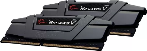 Photo de Kit Barrettes mémoire 16Go (2x8Go) DIMM DDR4 G.Skill Ripjaws V 3600Mhz (Noir)