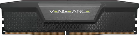 Photo de Kit Barrettes mémoire 16Go (2x8Go) DIMM DDR5 Corsair Vengeance 5200MHz CL40 (Noir)