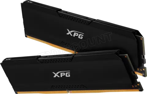 Photo de Kit Barrettes mémoire 32Go (2x16Go) DIMM DDR4 Adata XPG GammiX D20  3200Mhz (Noir)