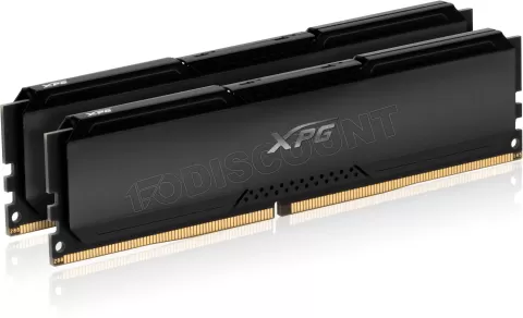 Photo de Kit Barrettes mémoire 32Go (2x16Go) DIMM DDR4 Adata XPG GammiX D20  3200Mhz (Noir)