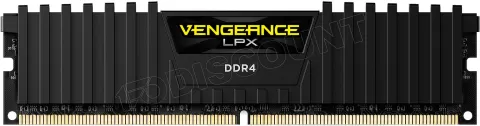 Photo de Kit Barrettes mémoire 32Go (2x16Go) DIMM DDR4 Corsair Vengeance LPX  3000Mhz (Noir) CL16