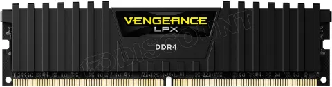 Photo de Kit Barrettes mémoire 32Go (2x16Go) DIMM DDR4 Corsair Vengeance LPX 3000Mhz (Noir) CL16