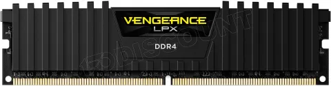 Photo de Kit Barrettes mémoire 32Go (2x16Go) DIMM DDR4 Corsair Vengeance LPX PC4-24000 (3000 Mhz) (Noir) CL16