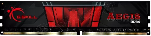 Photo de Kit Barrettes mémoire 32Go (2x16Go) DIMM DDR4 G.Skill Aegis PC4-25600 (3200 Mhz) (Noir/Rouge)